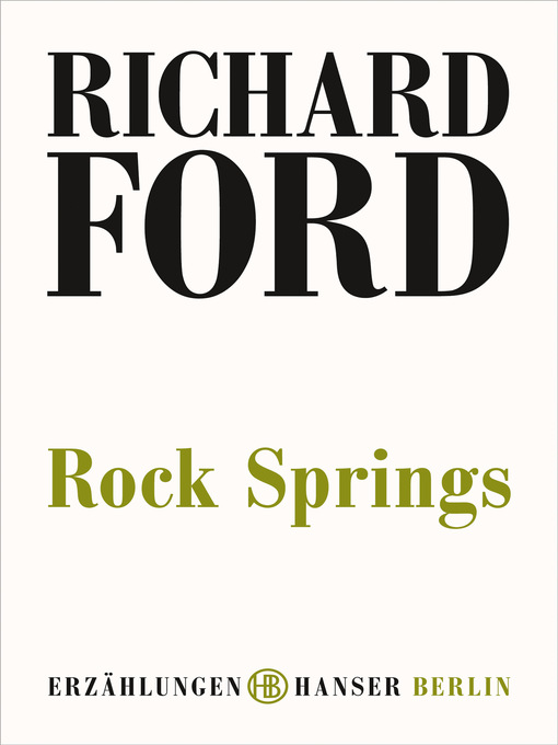 Title details for Rock Springs by Richard Ford - Available